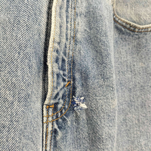 リーバイス Levis 90-00S USA製 521 ボタン裏573刻印 ウォッシュド スリム ジップフライ デニム パンツ レディース S