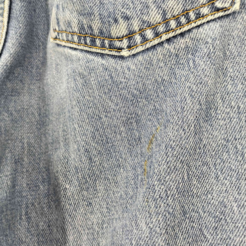 リーバイス Levis 90-00S USA製 521 ボタン裏573刻印 ウォッシュド スリム ジップフライ デニム パンツ レディース S