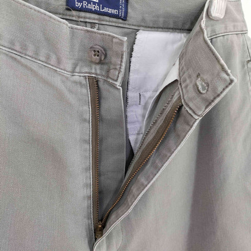 ポロバイラルフローレン Polo by RALPH LAUREN 90s MADE IN CANADA ポロチノ ノータックチノスラックス メンズ 34x30