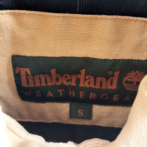 ティンバーランド Timberland WEATHERGEAR 00s 裏地ステッチ ステンシルロゴプリント 中綿アクティブジャケット ワークジャケット メンズ import:S