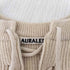 オーラリー AURALEE WOOL RIB KNIT LACE-UP P/O ニットセーターレースアップ レディース JPN:0