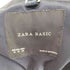 ザラ ZARA ボタンデザイン スエード切替ダウンジャケット レディース import:M