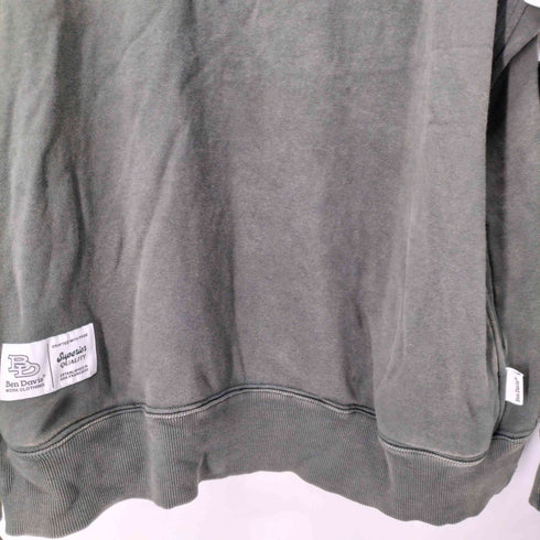 ベンデイビス BEN DAVIS Faded Half Zip Sweat 刺繍オーバーサイズハーフジップスウェット メンズ JPN:XL