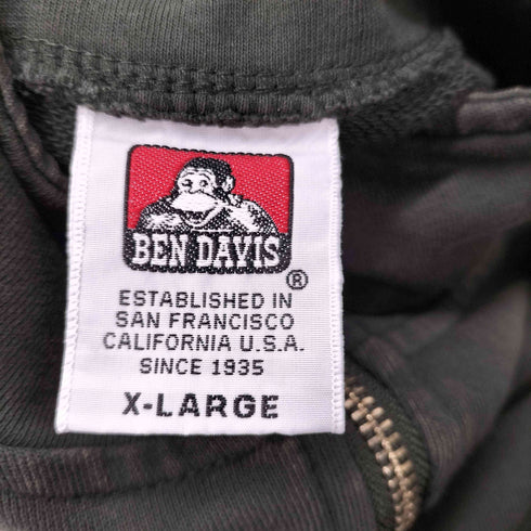 ベンデイビス BEN DAVIS Faded Half Zip Sweat 刺繍オーバーサイズハーフジップスウェット メンズ JPN:XL