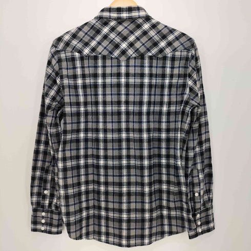 ラングラー Wrangler チェック柄 ウエスタン ネルシャツ メンズ JPN:S
