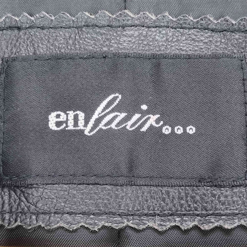 enlair 牛革 レザーテーラードジャケット レディース