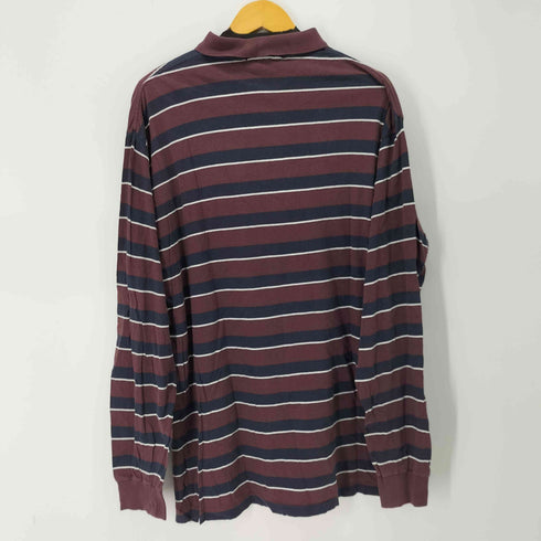 ポロバイラルフローレン Polo by RALPH LAUREN スモールポニー刺繍 ボーダーラガーシャツ メンズ JPN:XL