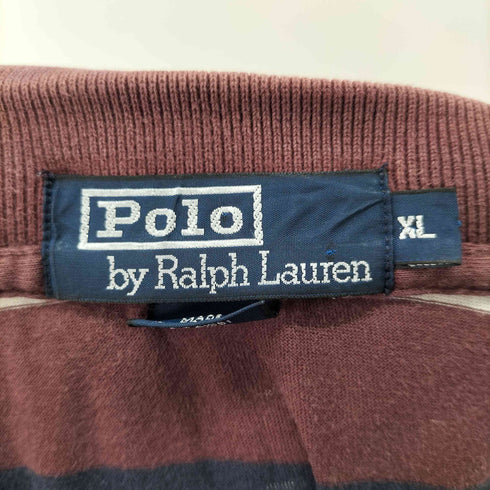 ポロバイラルフローレン Polo by RALPH LAUREN スモールポニー刺繍 ボーダーラガーシャツ メンズ JPN:XL