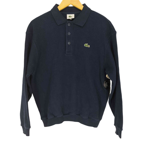 ラコステ LACOSTE 畔編みニット長袖ポロシャツ メンズ 3