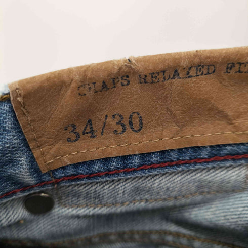 チャップスラルフローレン CHAPS RALPH LAUREN CHAPS RELAXED FIT ストレートデニムパンッ メンズ 34/30