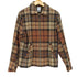 ザラ ZARA チェック柄スイングトップジャケット メンズ import:S