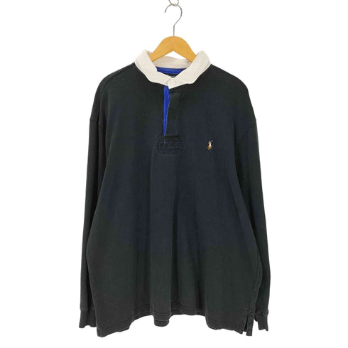 ポロバイラルフローレン Polo by RALPH LAUREN スモールポニー刺繍ラガーシャツ メンズ 2XB