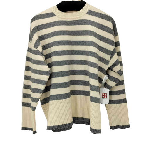 ザラ ZARA STRIPED KNIT SWEATER レディース USA M