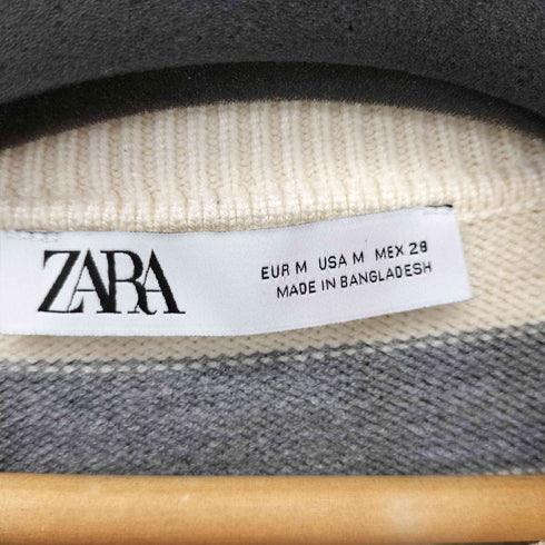 ザラ ZARA STRIPED KNIT SWEATER レディース USA M