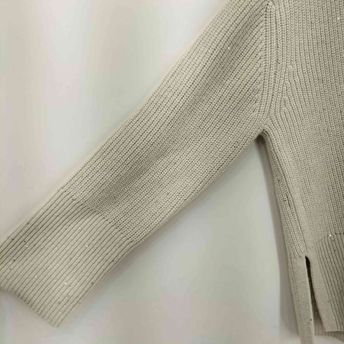 ギャップ Gap スプリットヘム スパンコール メタリッククルーネックセーター メンズ import:L