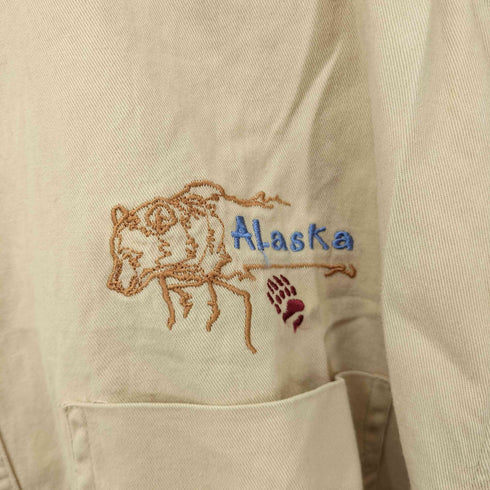 POLAR フロント刺繍 BDシャツ メンズ 2XL