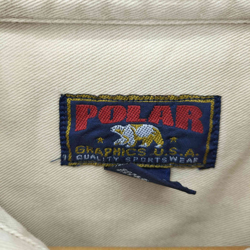 POLAR フロント刺繍 BDシャツ メンズ 2XL