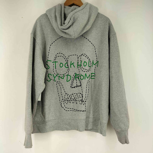 STOCKHOLM SYNDROME プリントプルオーバーパーカー メンズ
