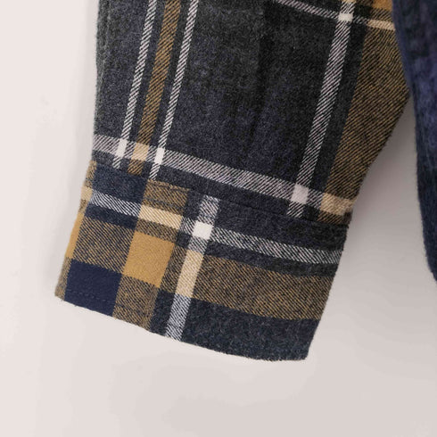 BACK PACKER チェック柄再構築ボタンダウンシャツ メンズ JPN:XXL