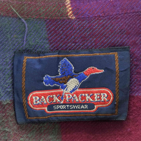 BACK PACKER チェック柄再構築ボタンダウンシャツ メンズ JPN:XXL