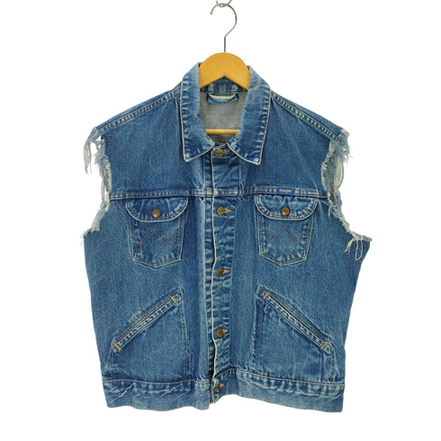 ラングラー Wrangler リメイクデニムベスト メンズ