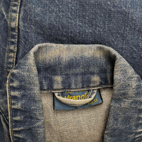 ラングラー Wrangler リメイクデニムベスト メンズ
