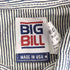 ビッグビル BIG BILL HICKORY STRIPE ワークシャツ ダメージ加工 メンズ 2XL