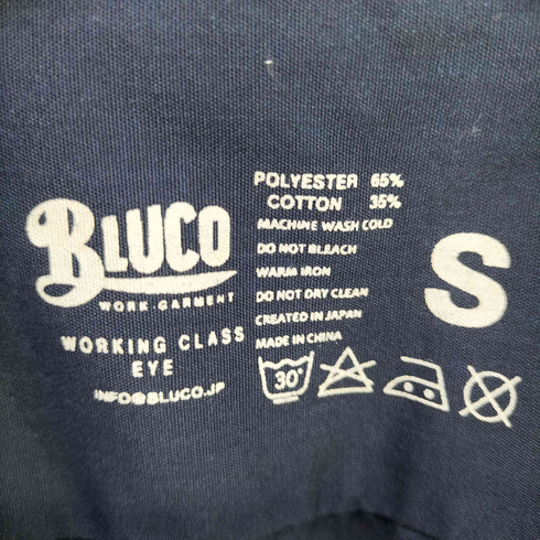 ブルコ BLUCO STANDARD WORK SHIRTS L/S メンズ JPN:S