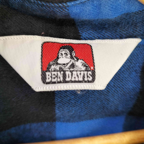 ベンデイビス BEN DAVIS バッファローチェック ネルシャツ メンズ JPN:S