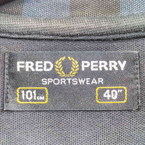 フレッドペリー FRED PERRY ポルトガル製 ブロックチェック フルジップ トラックジャケット メンズ UK:40