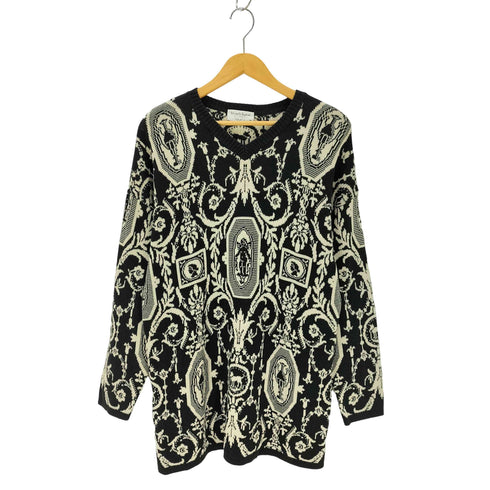 Tricots St Raphael USA製 総柄ニット レディース JPN:M