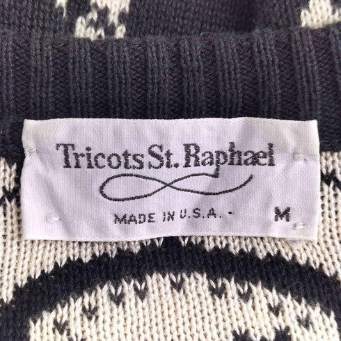 Tricots St Raphael USA製 総柄ニット レディース JPN:M