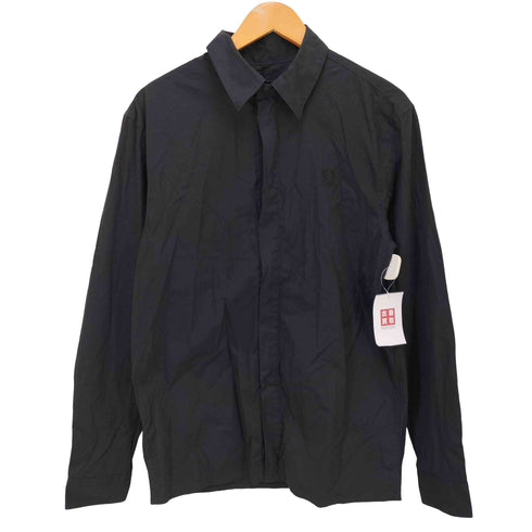 フレッドペリー FRED PERRY EMBROIDERED ZIP THROUGH SHIRT メンズ S