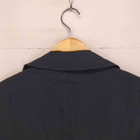 アクアスキュータム AQUASCUTUM イタリア製 チンストラップ ダブルポケット ステンカラーコート レディース 7F