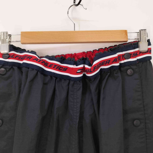 トミーヒルフィガー TOMMY HILFIGER HILFIGER ATHLETICS 90S フラッグロゴ サイドボタンナイロンワイドパンツ メンズ JPN:XL