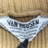ヴァンヒューゼン VAN HEUSEN レザー切替ニットカーディガン メンズ