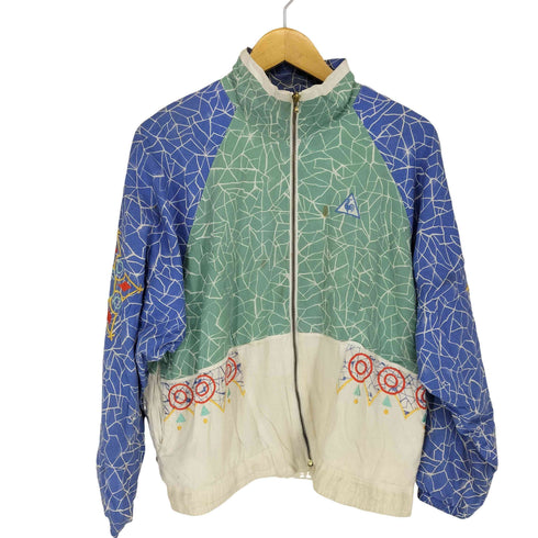 ルコック スポルティフ le coq sportif 総柄刺繍デザインジップジャケット メンズ JPN:S