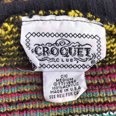 CROOUET 総柄ニット レディース JPN:M