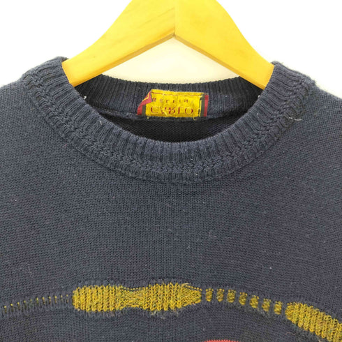 CARLO 3Dクルーネックニット メンズ JPN:L