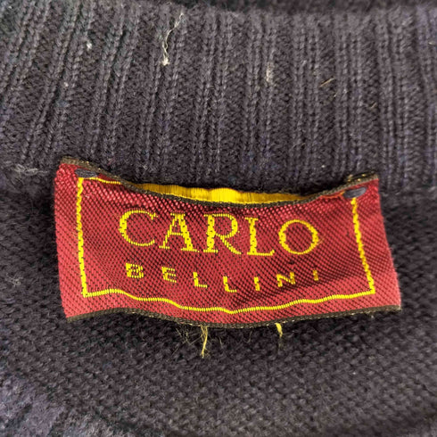 CARLO 3Dクルーネックニット メンズ JPN:L