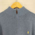 ポロバイラルフローレン Polo by RALPH LAUREN ハイネックハーフジップコットンL/S ニット メンズ JPN:XL