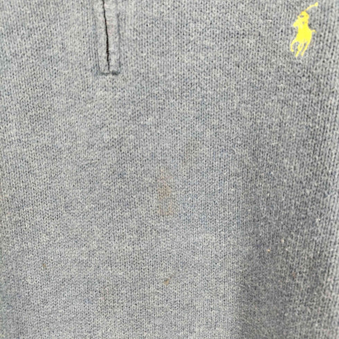 ポロバイラルフローレン Polo by RALPH LAUREN ハイネックハーフジップコットンL/S ニット メンズ JPN:XL