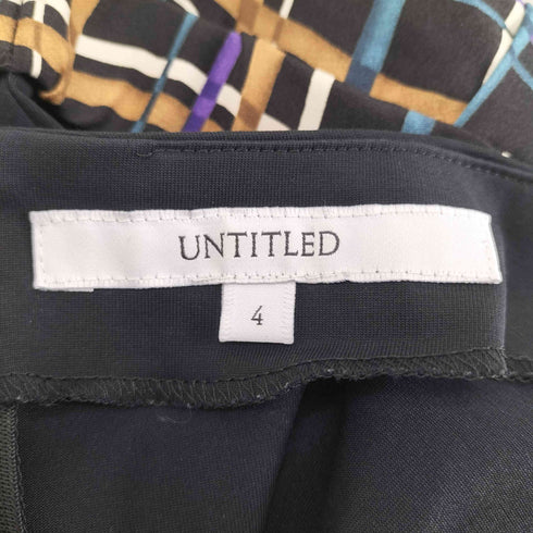 アンタイトル UNTITLED ボートネック ドッキング ワンピース レディース JPN:4