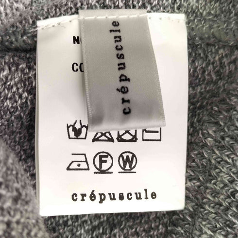 クレプスキュール crepuscule Moss Stitch Half Zip Pullover メンズ 1