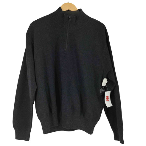 クレプスキュール crepuscule Moss Stitch Half Zip Pullover メンズ 1