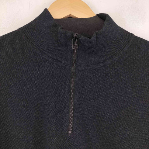 クレプスキュール crepuscule Moss Stitch Half Zip Pullover メンズ 1