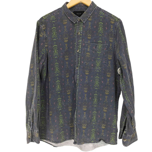 ローラス ROLLAS 総柄デニムシャツ レディース import:M