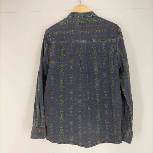 ローラス ROLLAS 総柄デニムシャツ レディース import:M