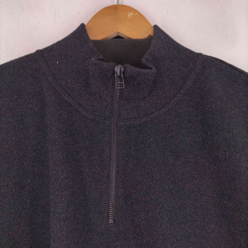 クレプスキュール crepuscule Moss Stitch Half Zip Pullover メンズ 1
