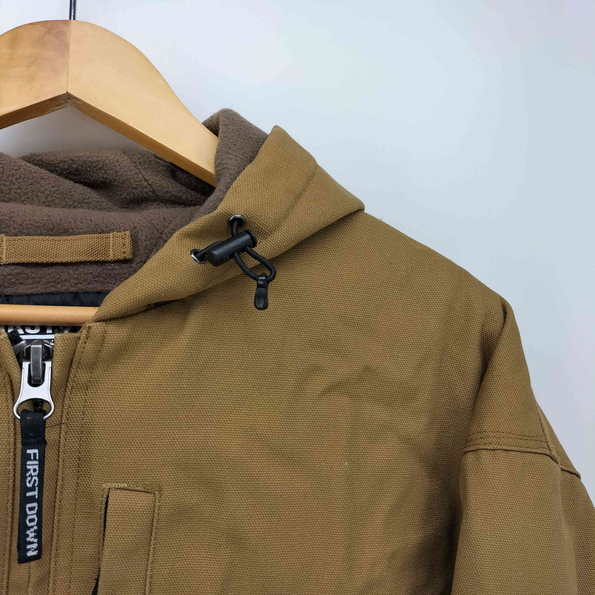 ファーストダウン FIRST DOWN FIRE PROOF DUCK HOODED JKT メンズ 